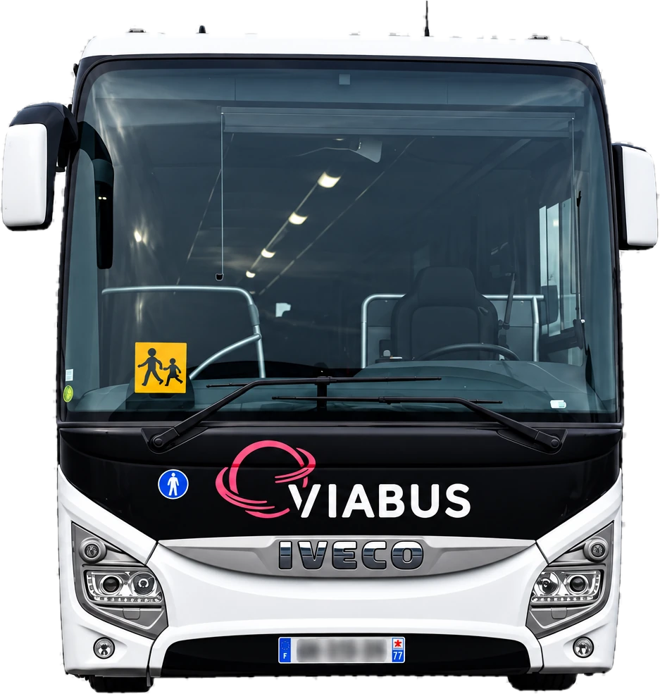 Autocar Iveco Crossway Viabus vu de face